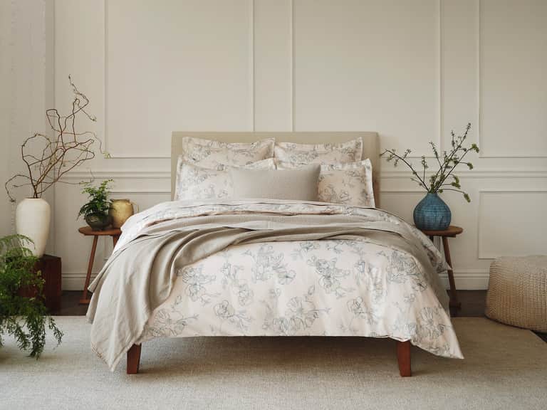 Cascade Organic Matelasse Coverlet image