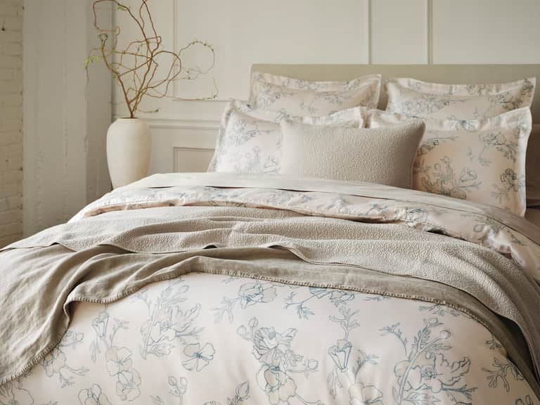 Cascade Organic Matelasse Coverlet image