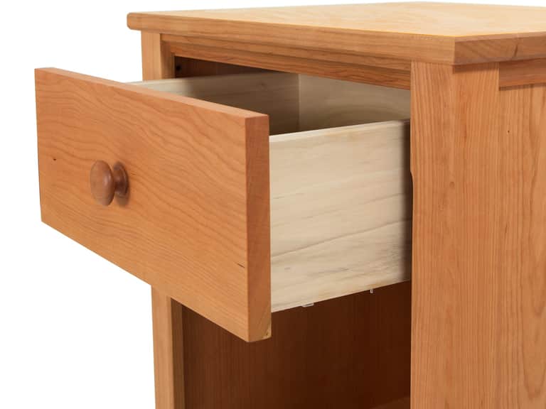 Vermont Shaker 1-Drawer Enclosed Shelf Nightstand - Floor Model image