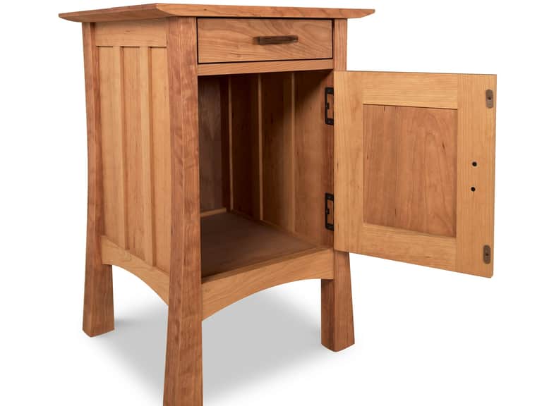 Contemporary Craftsman 1-Drawer Nightstand with Door image