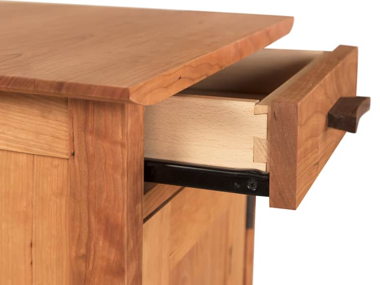 Contemporary Craftsman 1-Drawer Nightstand with Door image