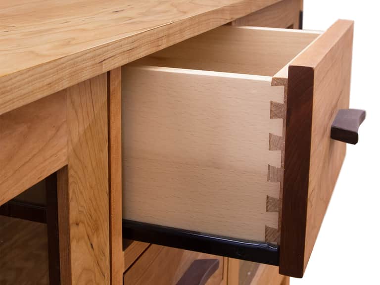 Contemporary Craftsman 3-Drawer Media Console image
