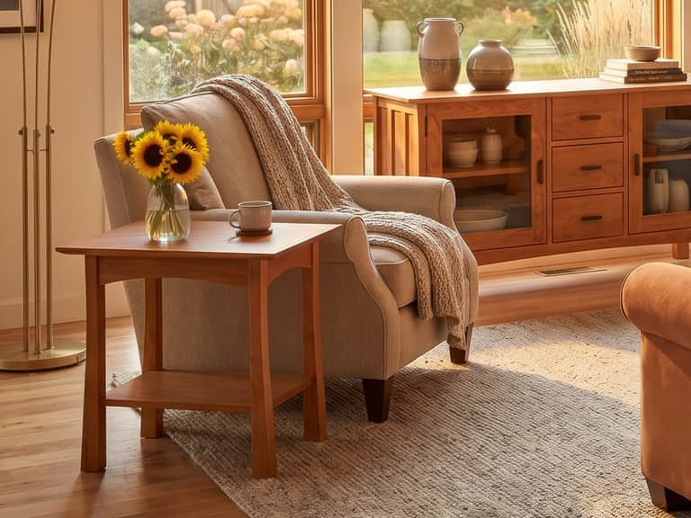 Contemporary Craftsman Lamp Table image