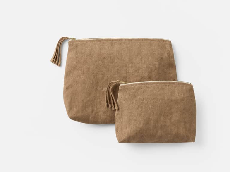 Helena Organic Linen Pouch Set image