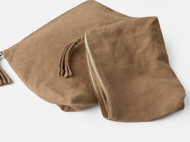 Helena Organic Linen Pouch Set image
