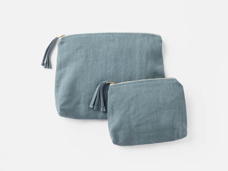 Helena Organic Linen Pouch Set image