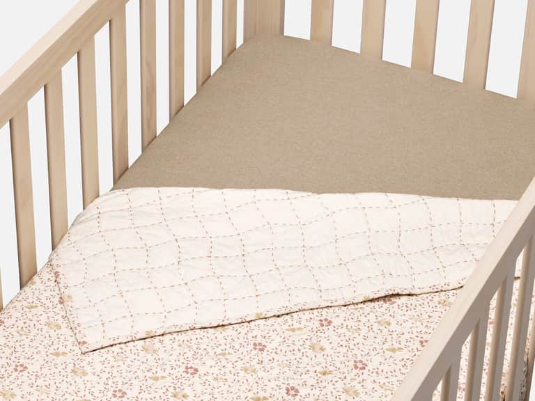 Cloud Brushed&trade; Organic Flannel Crib Sheet image