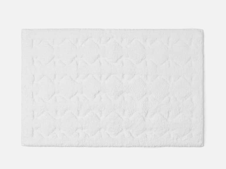 Diamond Shag Organic Bath Rug image