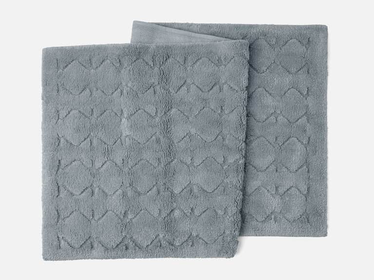 Diamond Shag Organic Bath Rug image