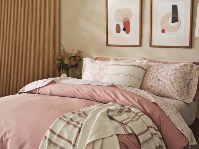 Organic Print Percale Sheet Set image