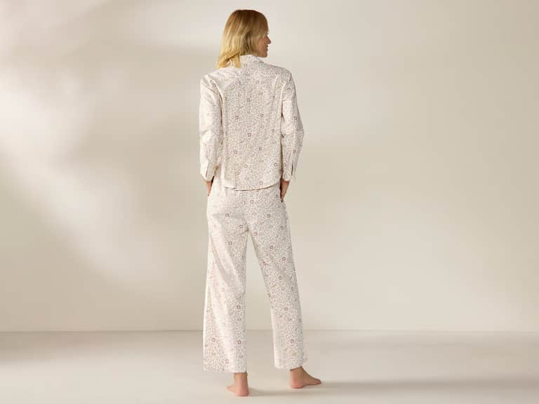 Women's Isla Organic Cotton Long Sleeve Pajama Set image