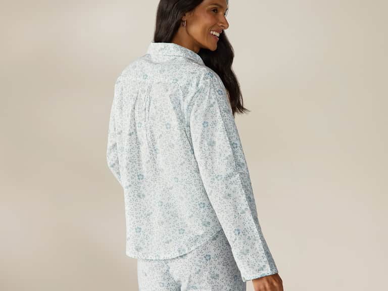 Women's Isla Organic Cotton Long Sleeve Pajama Set image