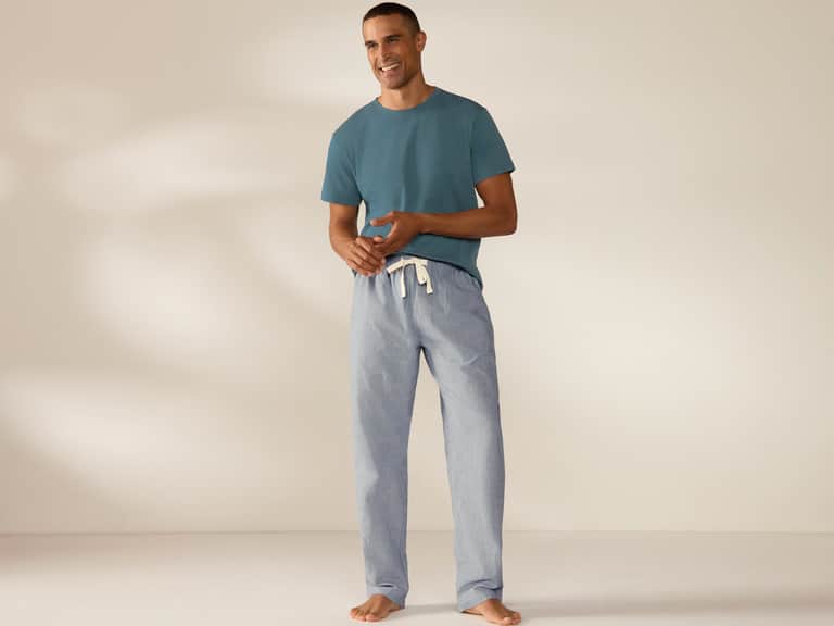 Men's Organic Crinkled Pajama Pants image