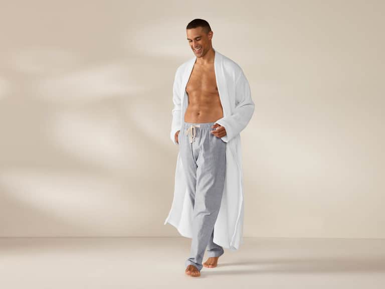 Unisex Organic Waffle Robe image