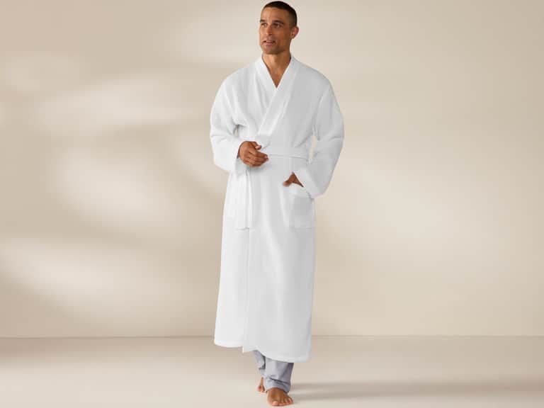 Unisex Organic Waffle Robe image