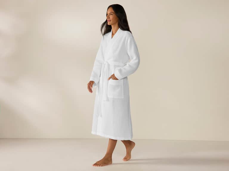 Unisex Organic Waffle Robe image