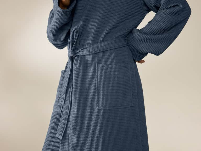Unisex Organic Waffle Robe image
