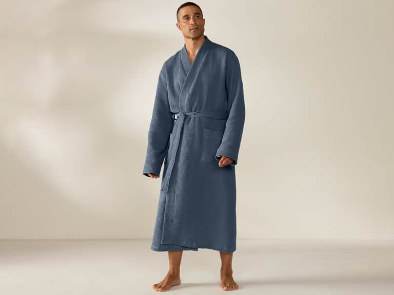 Unisex Organic Waffle Robe image