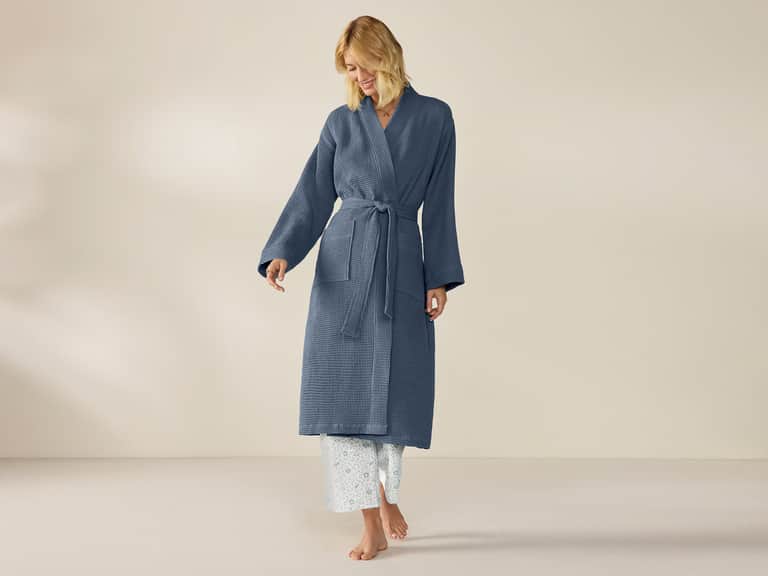 Unisex Organic Waffle Robe image