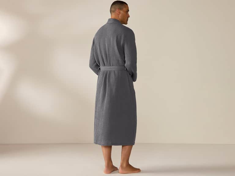 Unisex Organic Waffle Robe image