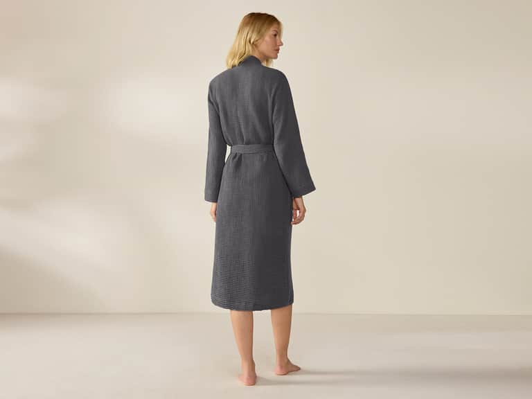Unisex Organic Waffle Robe image