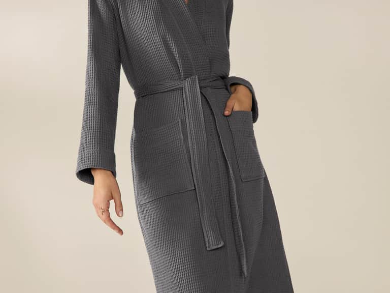 Unisex Organic Waffle Robe image