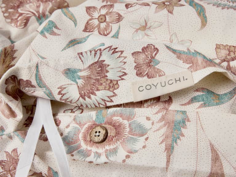 Viola Organic Print Duvet Cover image