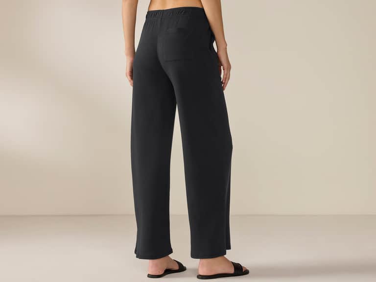 Women's Pima Organic Knit Wide Leg Pant image