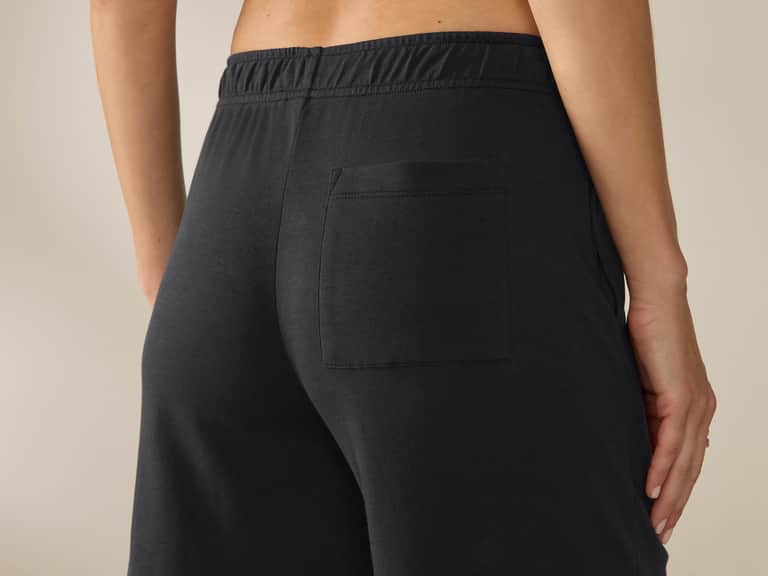 Women's Pima Organic Knit Wide Leg Pant image