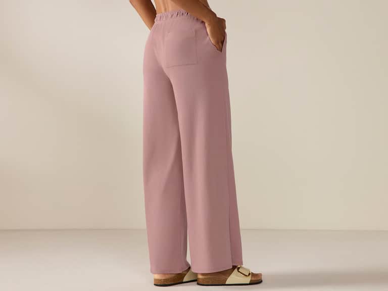 Women's Pima Organic Knit Wide Leg Pant image