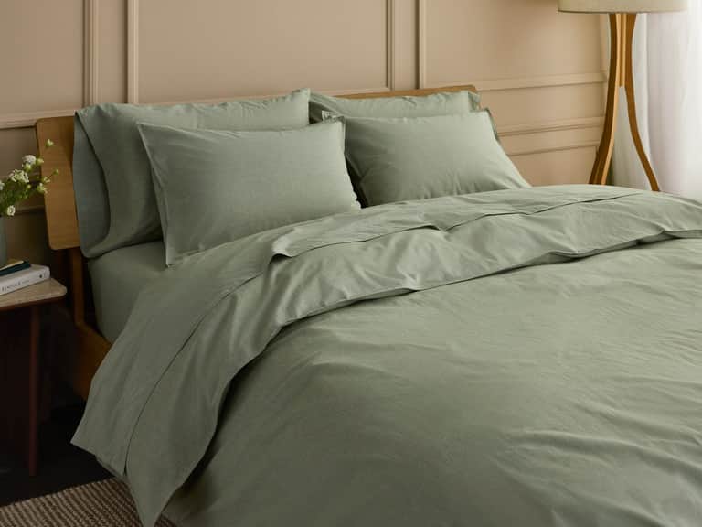 Organic Crinkled Percale&trade; Duvet Cover image