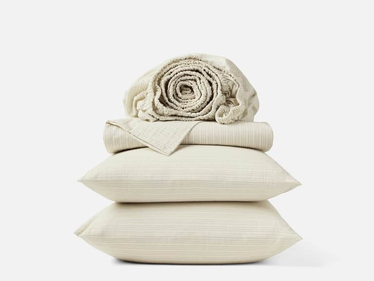 Organic Crinkled Percale&trade; Sheet Set image