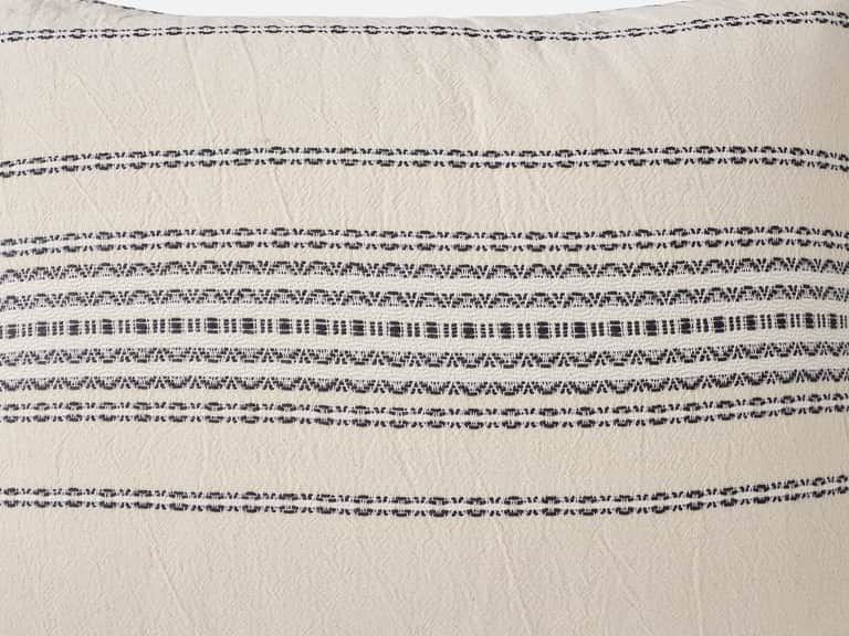 Rippled Stripe Organic Sham image