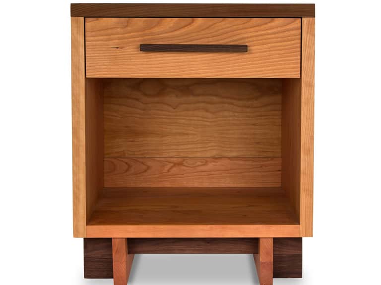 Modern American 1-Drawer Enclosed Shelf Nightstand image