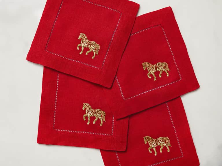 Year of the Horse Cocktail Napkins image