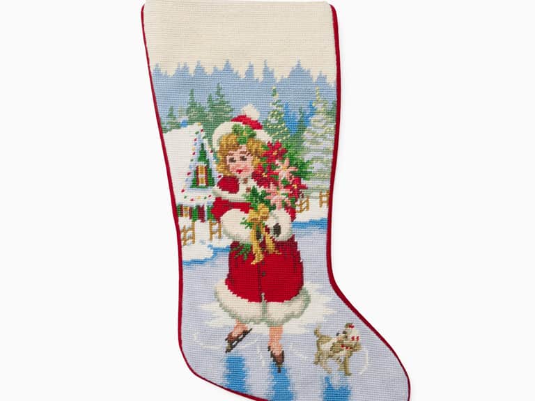 Ice Skater Girl Stocking image