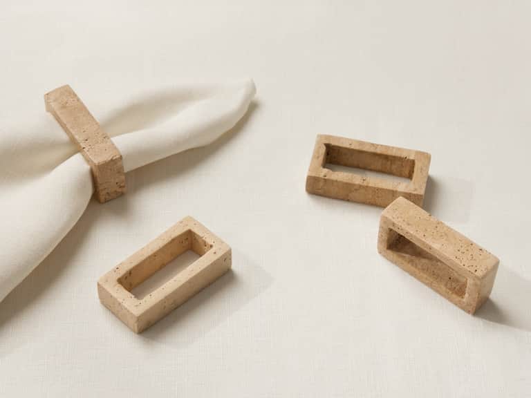 Travertino Napkin Rings image