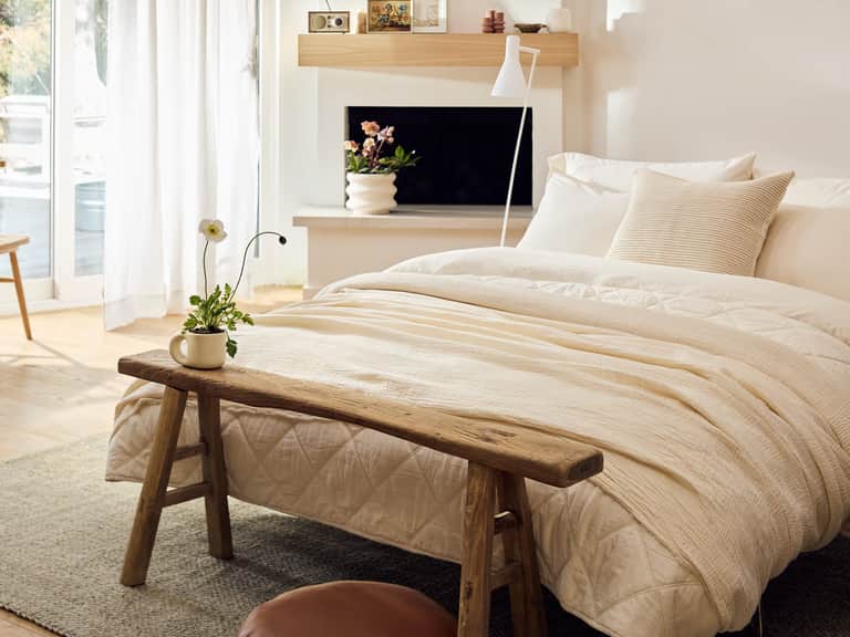 Organic Crinkled Percale&trade; Duvet Cover image