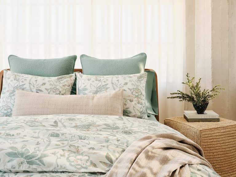 Sea Bloom Print Duvet Cover image