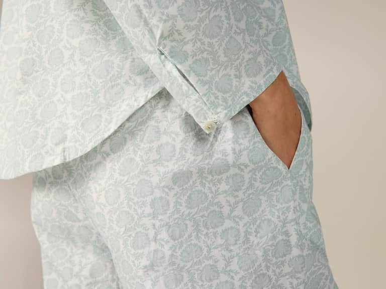 Women's Isla Organic Cotton Long Sleeve Pajama Set image