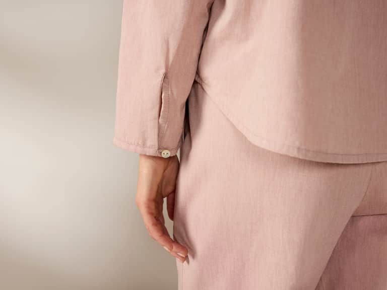 Women's Isla Organic Cotton Long Sleeve Pajama Set image