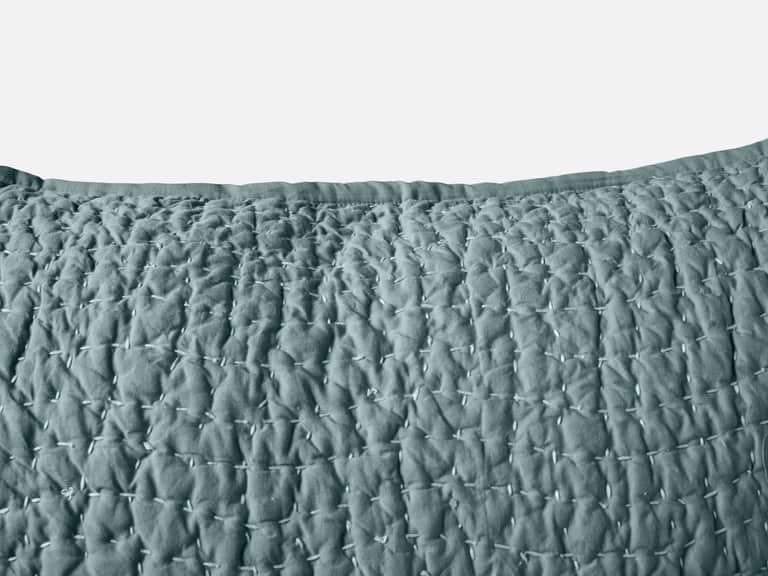 Pebbled Handstitched Organic Sham image