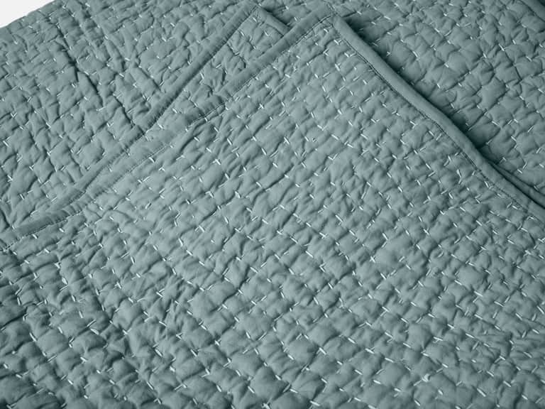 Pebbled Handstitched Organic Quilt image
