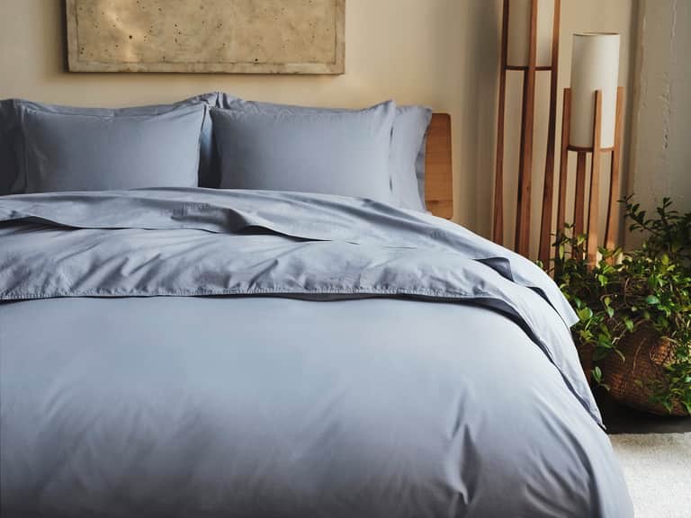 Organic Crinkled Percale&trade; Duvet Cover image