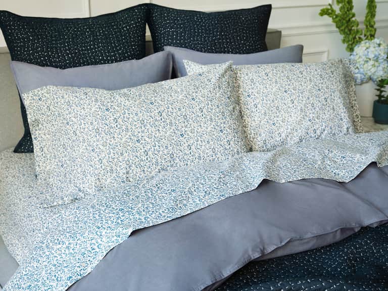 Organic Print Percale Sheet Set image