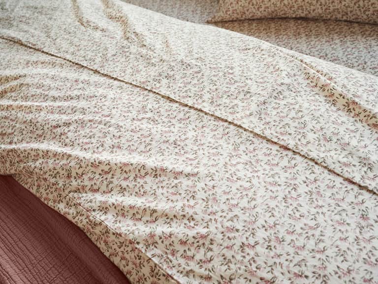 Organic Print Percale Sheet Set image