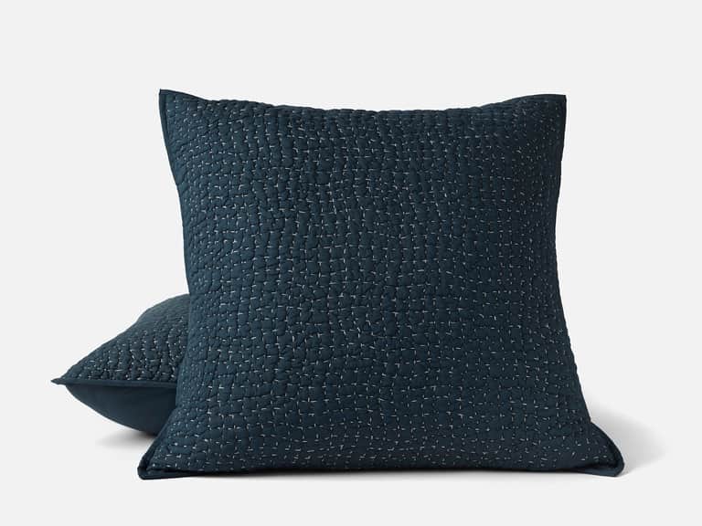 Pebbled Handstitched Organic Sham image
