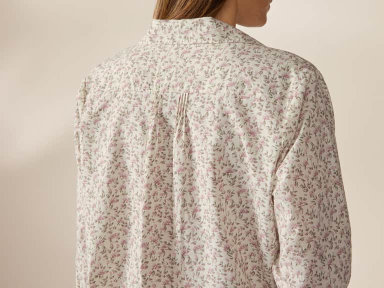 Women's Isla Organic Cotton Long Sleeve Pajama Set image