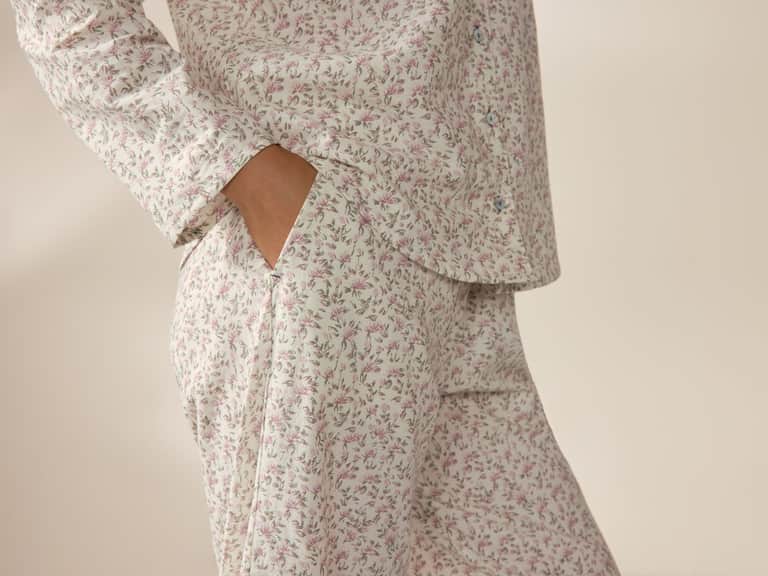 Women's Isla Organic Cotton Long Sleeve Pajama Set image