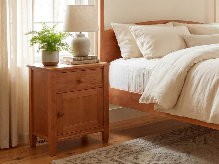 Vermont Shaker 1-Drawer Nightstand with Door image